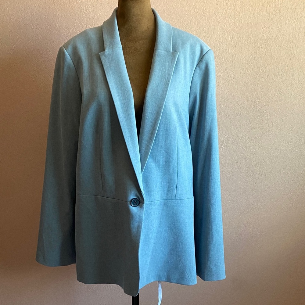 EXPRESS  Light Stretch Blue Blazer